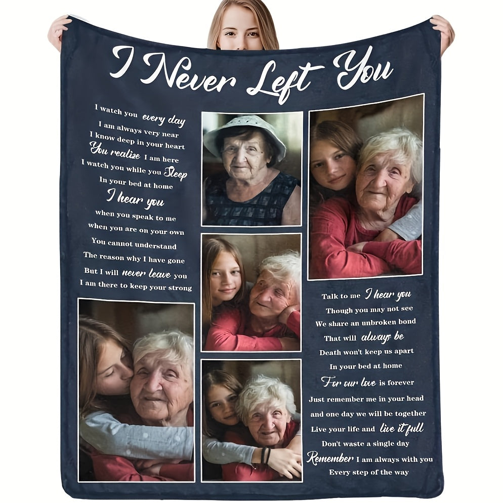 Personalized Photo Blanket for Living Room - Soft Comfort