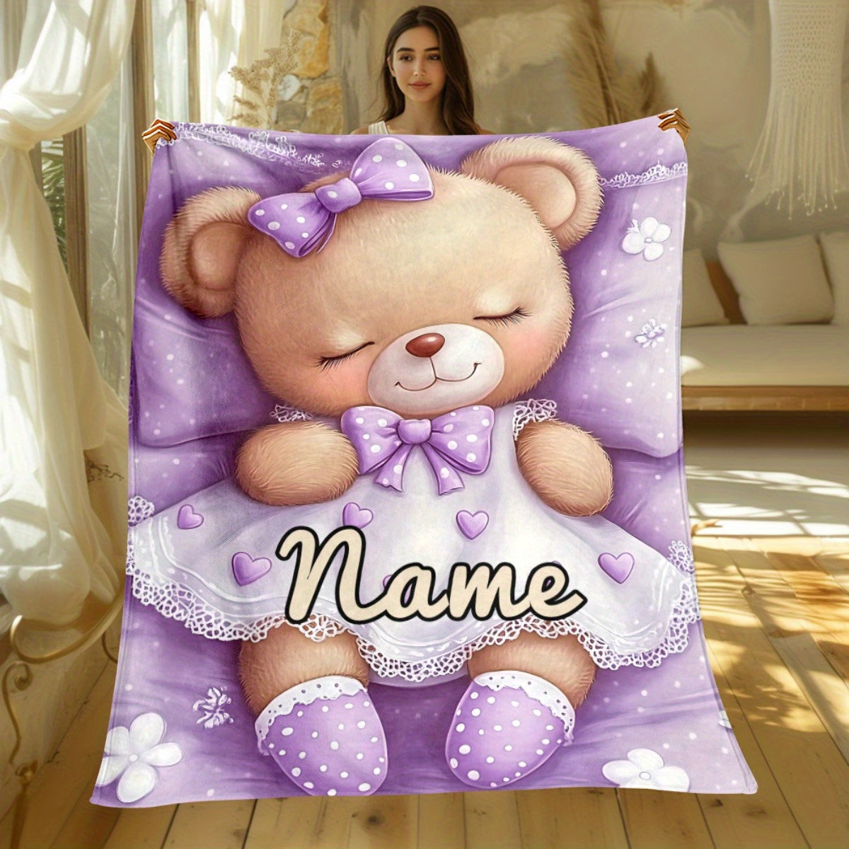 Custom Blanket with Photos - Personalized Family Gift