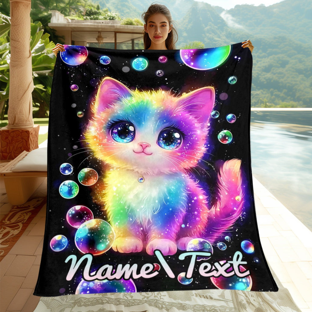Custom Photo Blanket for Family - Personalized Throw