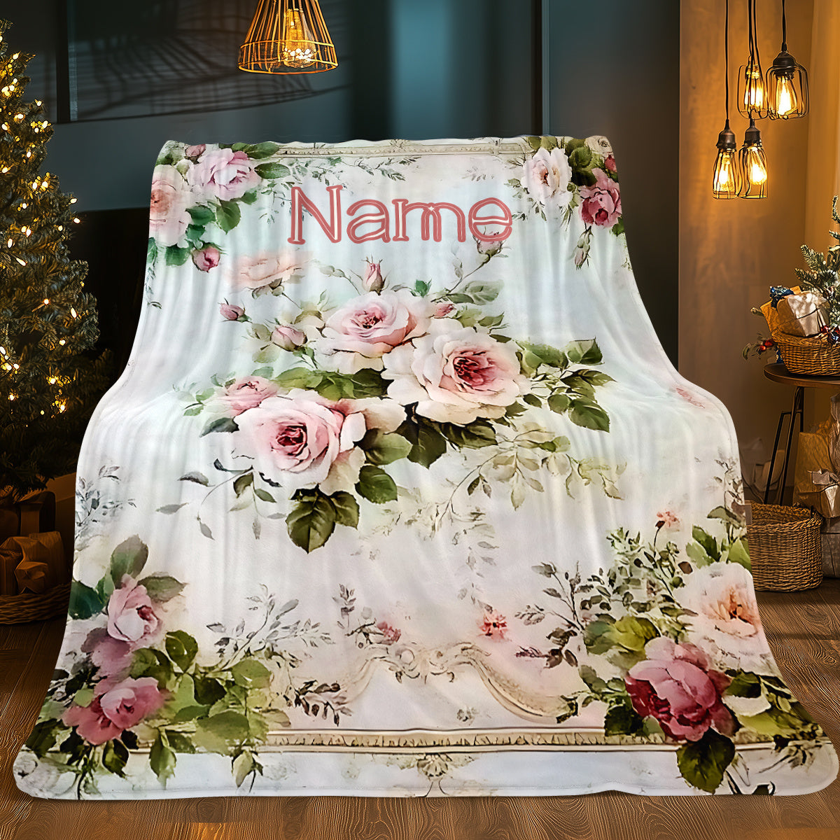 Personalized Family Moments Throw - Custom Comfort Blanket Design