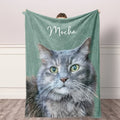 Personalized Photo Blanket Gift - Custom Flannel Throw
