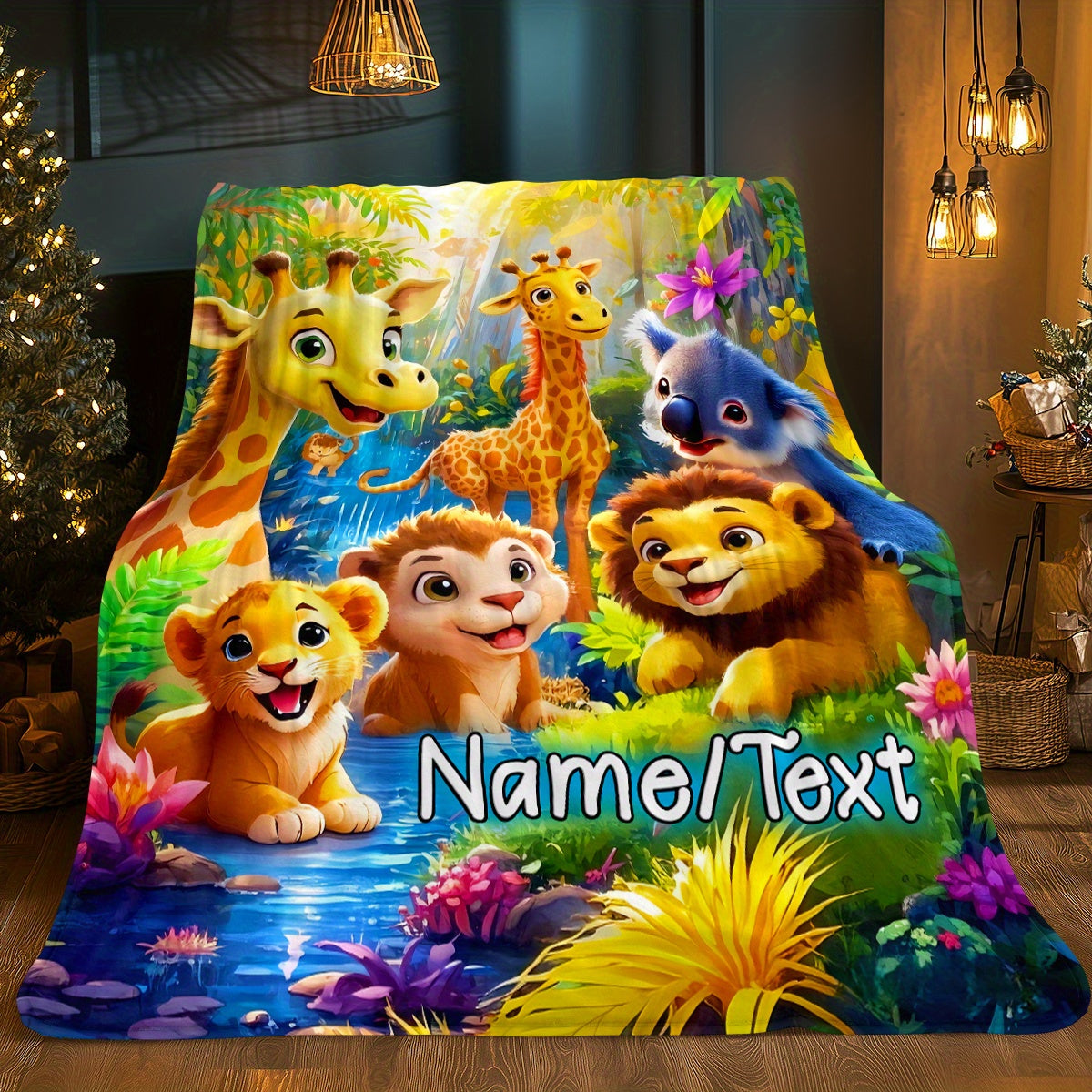 Personalized Dog Keepsake Blanket - Custom Cozy Picture Collection