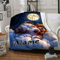 Custom Memorial Story Blanket - Personalized Remembrance Photo Throw