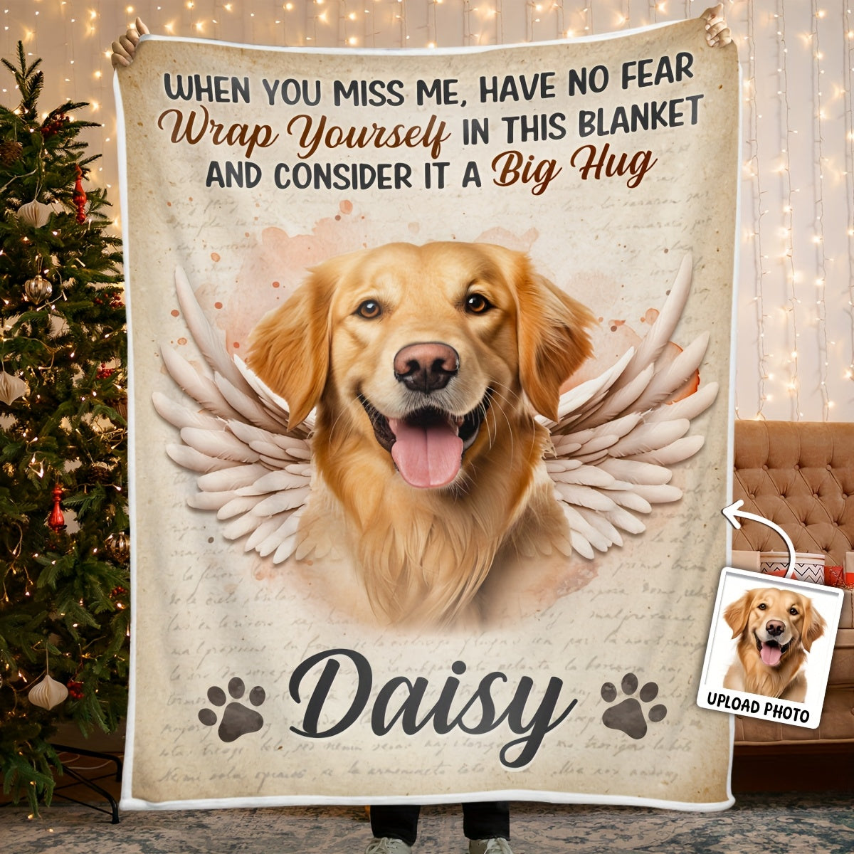Personalized Friendship Memory Throw - Custom Pictures and Stories