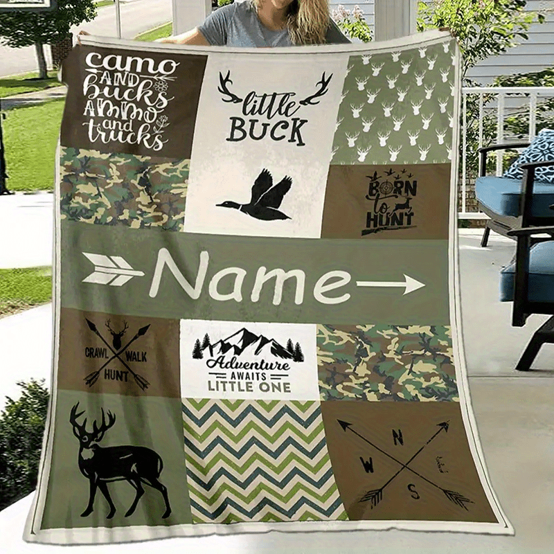 Custom Travel Story Throw - Personalized Vacation Memory Blanket