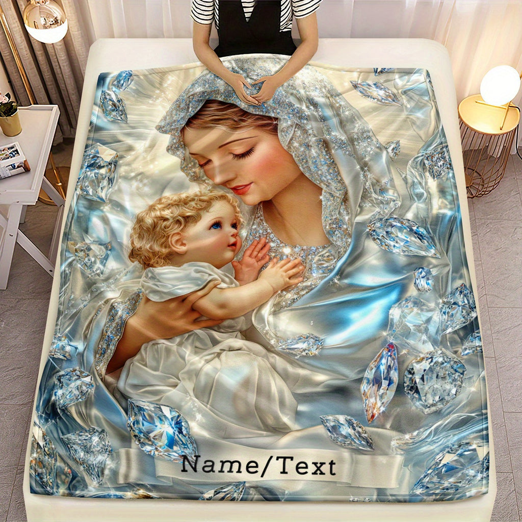 Personalized Family Memory Gift Blanket - Cozy Flannel
