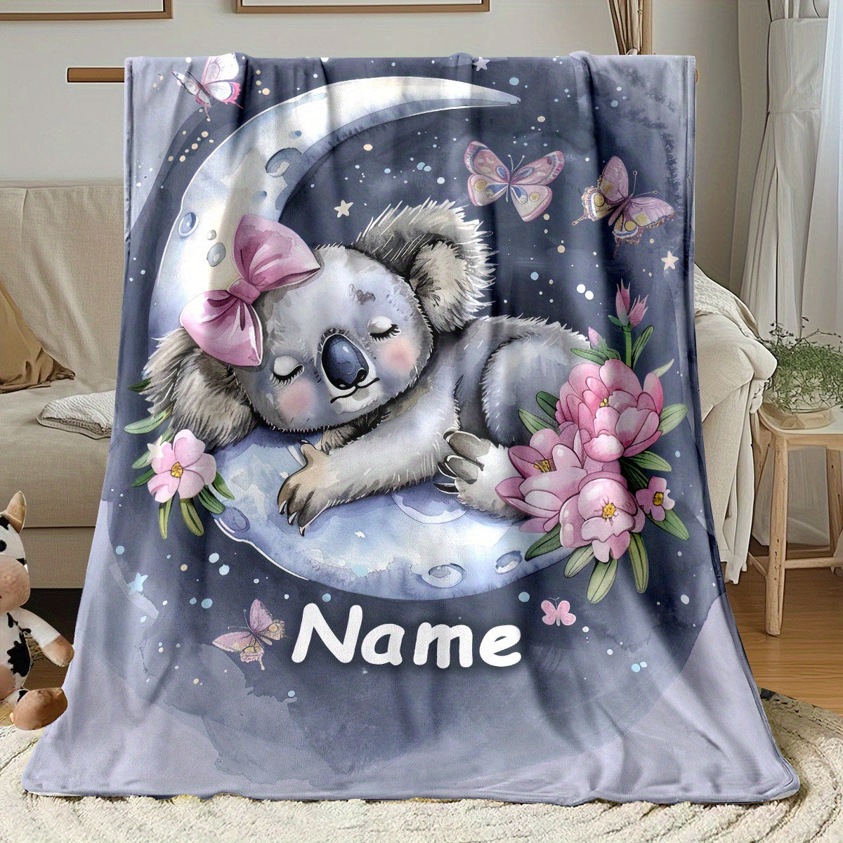 Custom Decorative Throw Blanket - Personalized Story Keepsake for Home