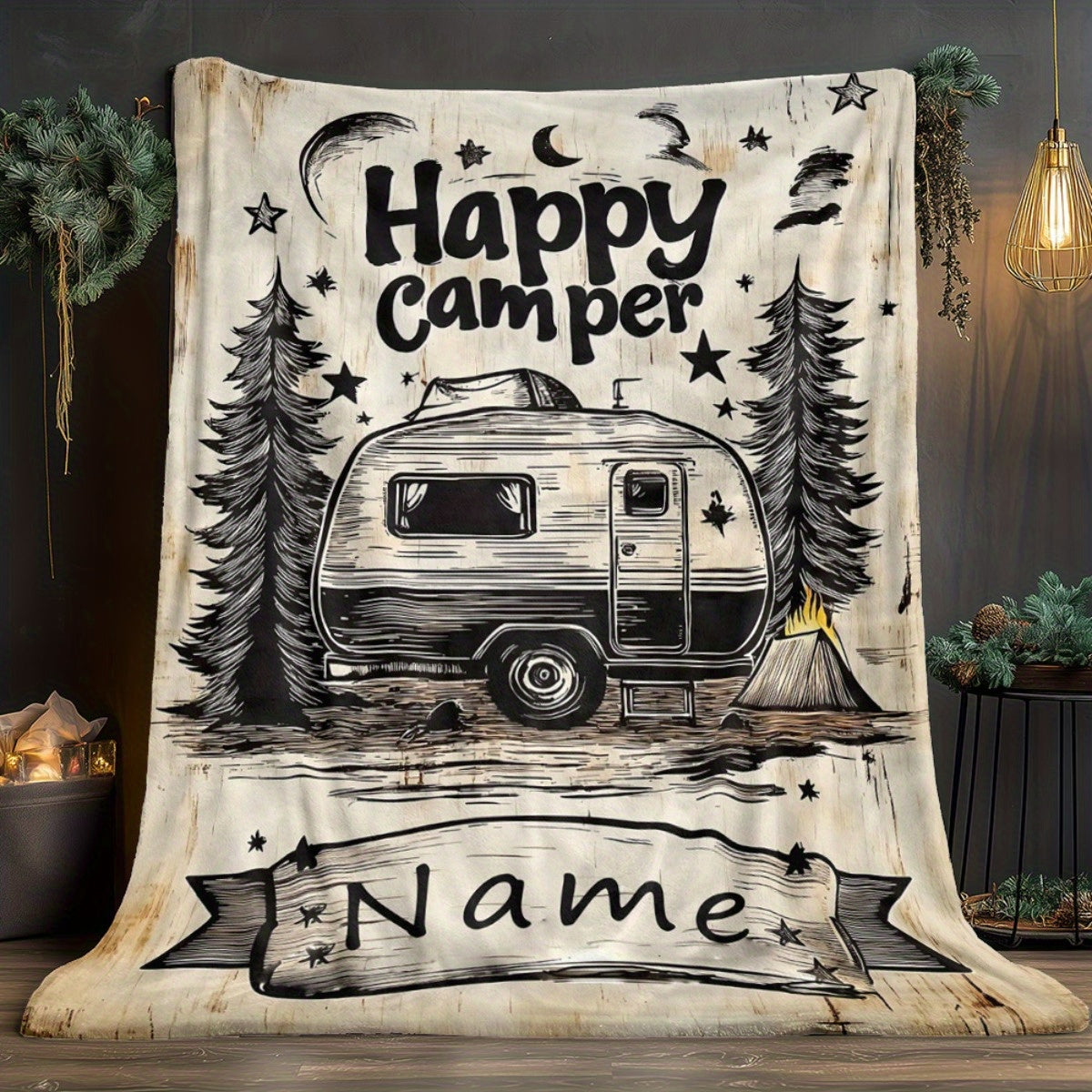 Custom Dog Photo Throw - Personalized Cozy Pet Memory Blanket