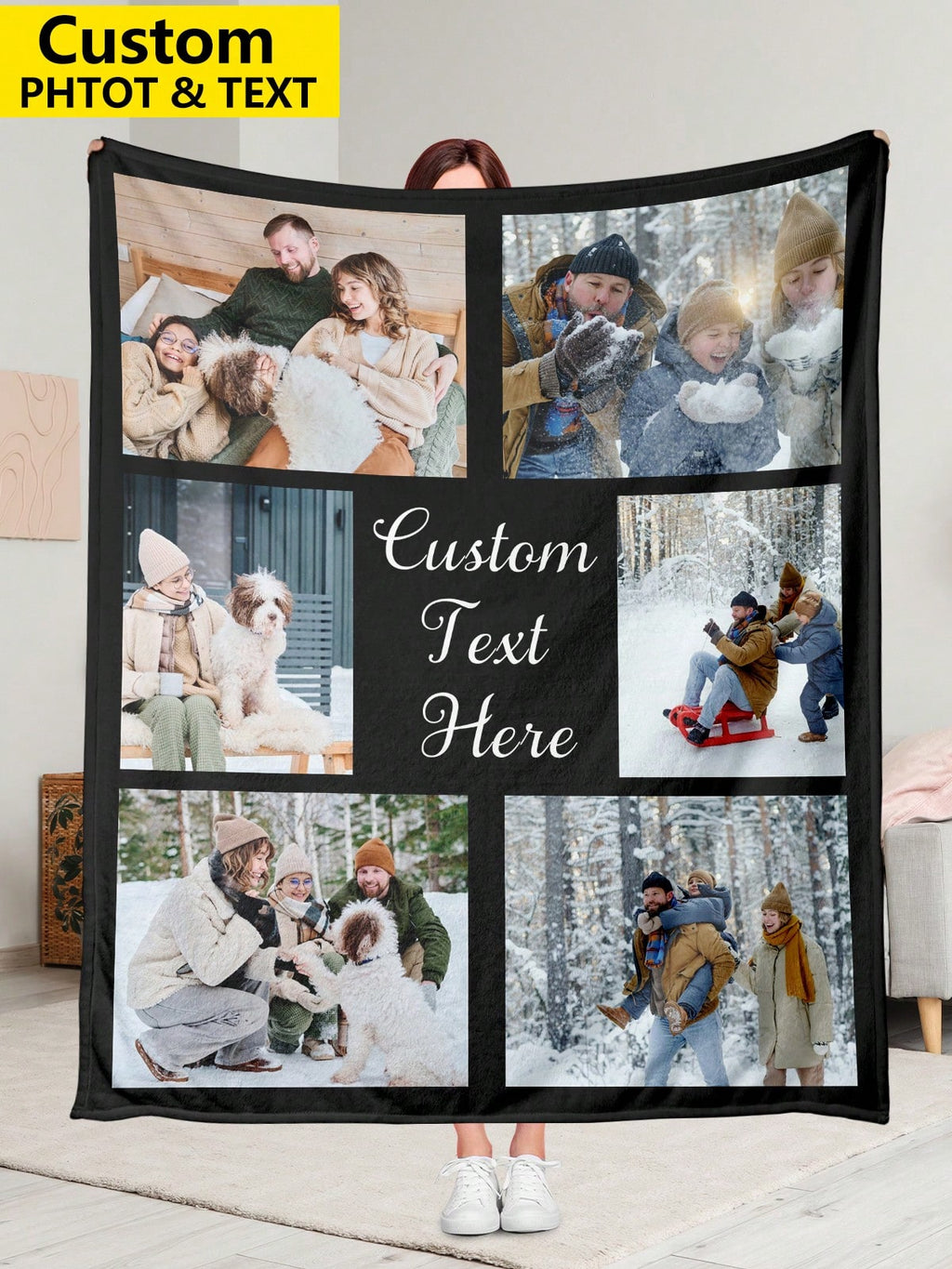 Custom Mom Photo Blanket - Thoughtful Gift from the Heart