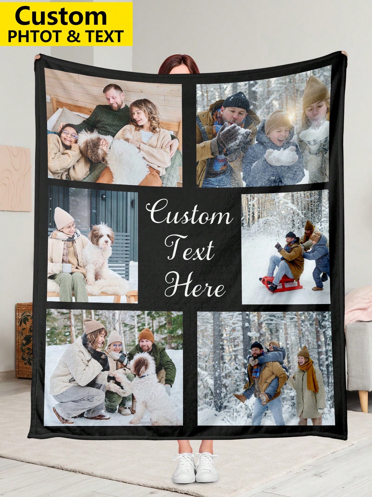 Custom Mom Photo Blanket - Thoughtful Gift from the Heart